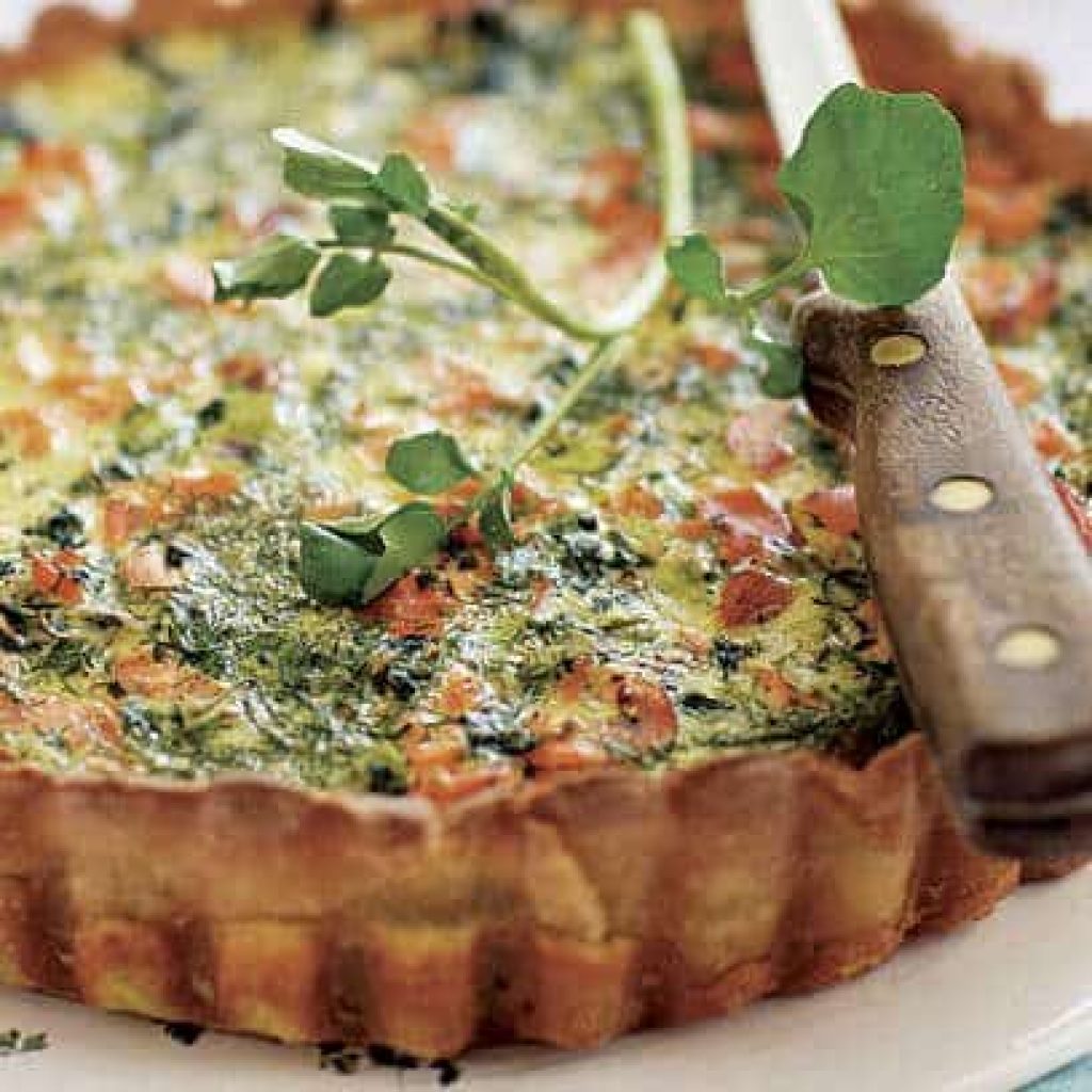 goats-cheese-and-watercress-quiche