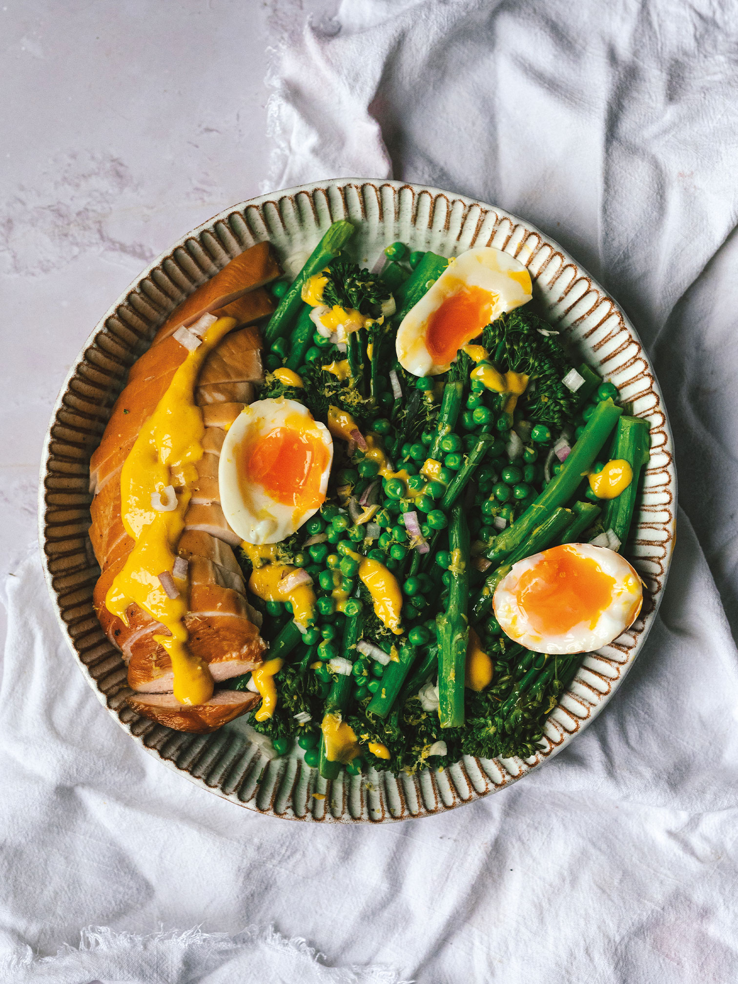 Smoked Chicken & Broccolli Salad recipe from Fodder Farm Shop