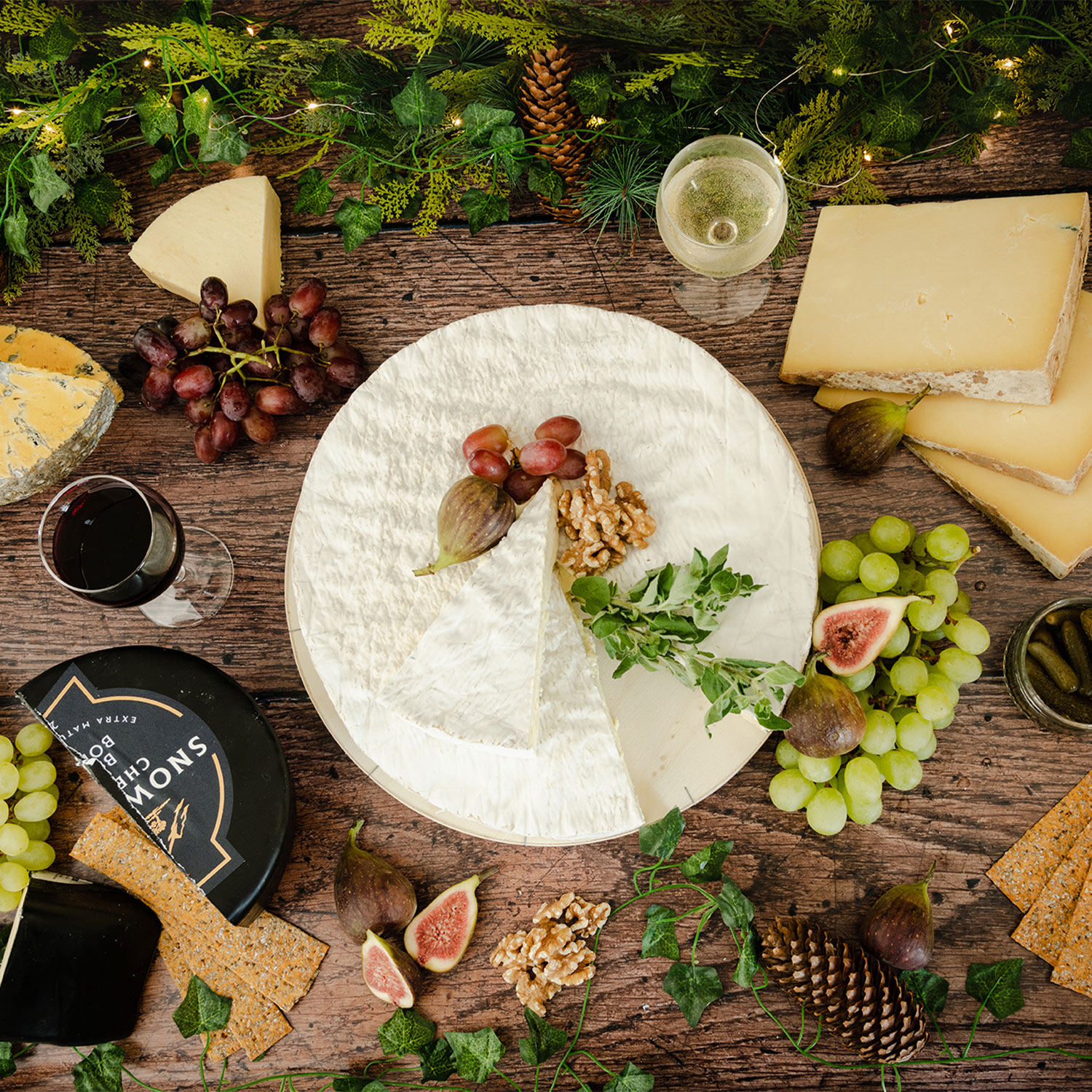 Cheese selection for Christmas from Fodder Farm Shop