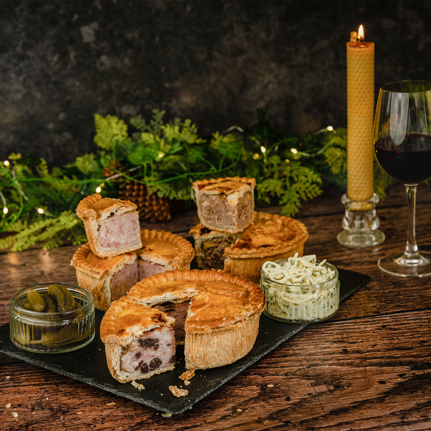 Pies and Quiches for Christmas from Fodder Farm Shop